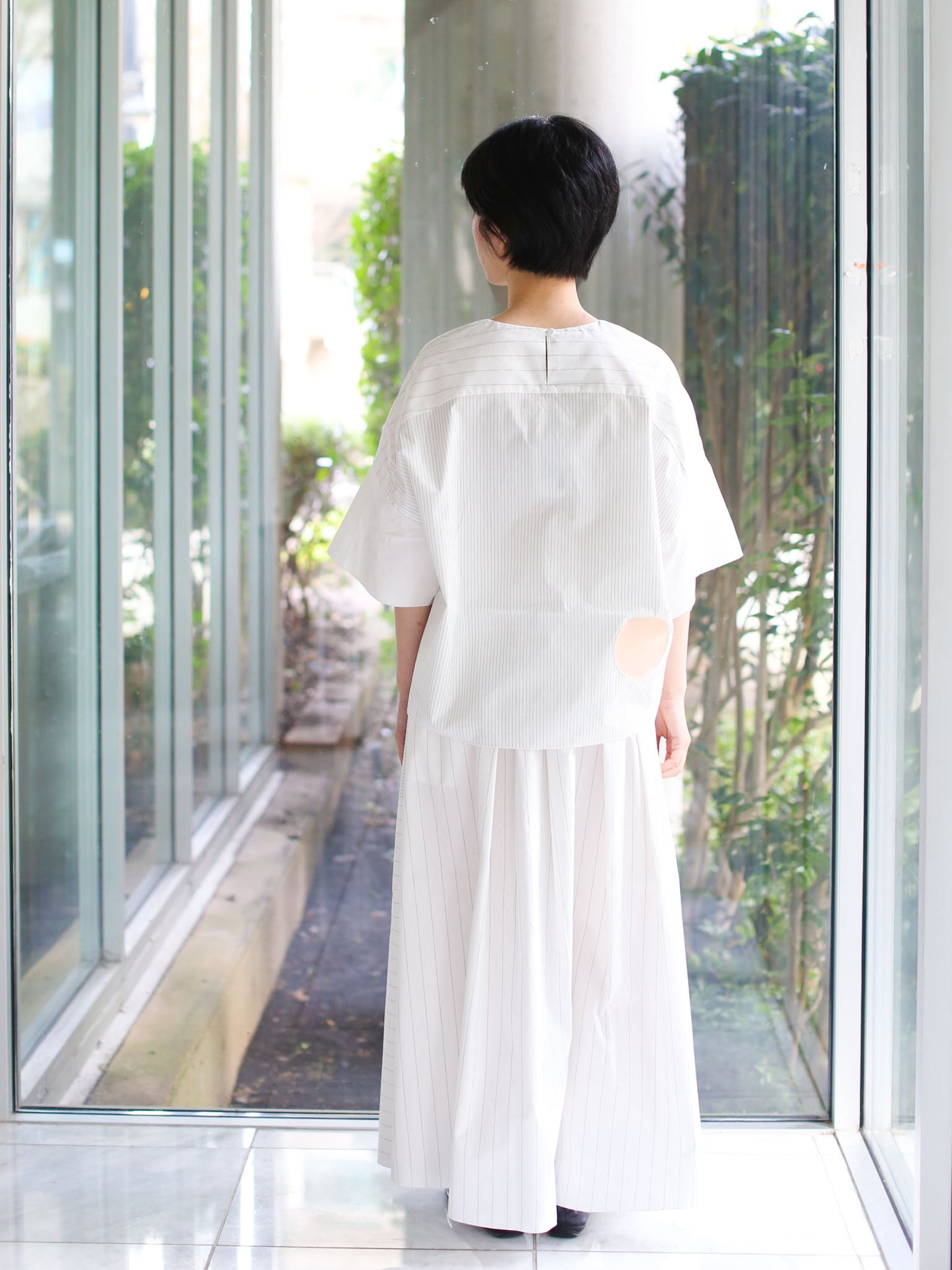 Francesca Marchisio Revcarre Stripe Top - Mixed Stripe Black