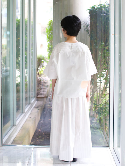 Francesca Marchisio Revcarre Stripe Top - Mixed Stripe Black