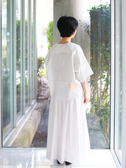 Francesca Marchisio Revcarre Stripe Top - Mixed Stripe Black