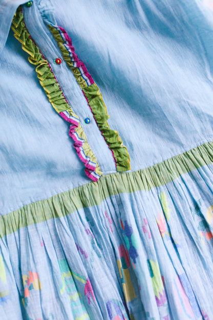 Injiri Herbarium Blue Dress - 14