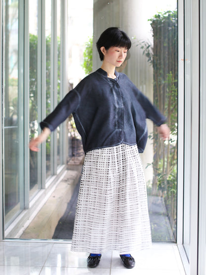 Aequamente Cold-dye Silk Pullover - Abisso 26127