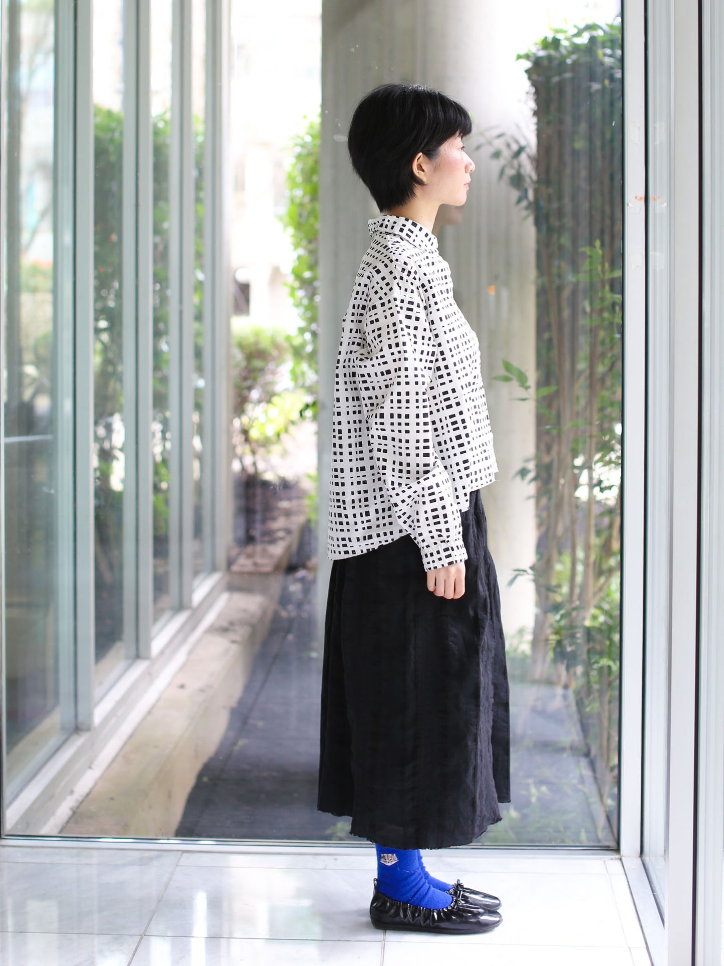 Hannoh Wessel Shirt Stellar - Black Check