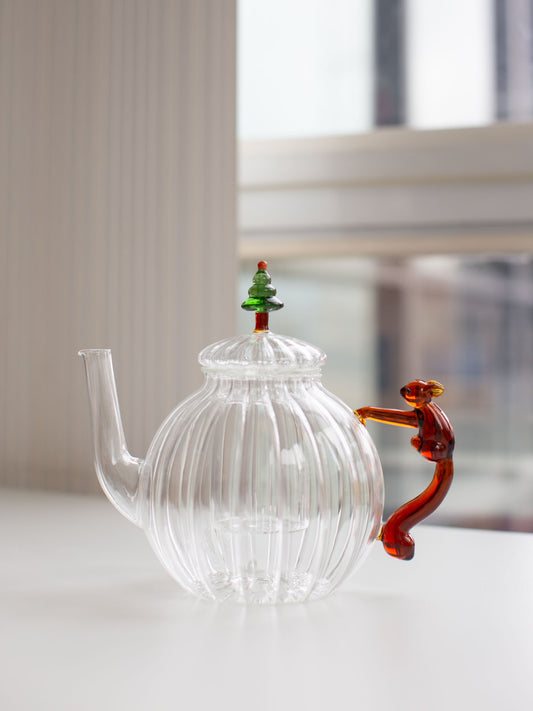 ICHENDORF Milano WOODLAND TALES Teapot - Squirrel & Wish Tree