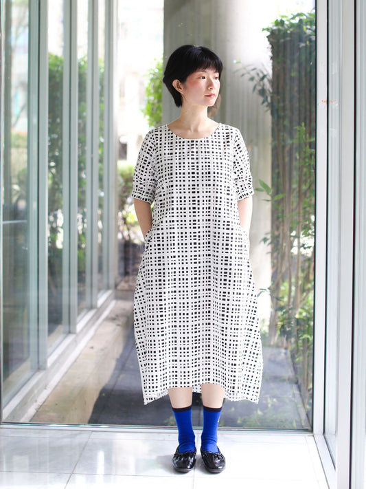 Hannoh Wessel Dress Daphane - Black Check