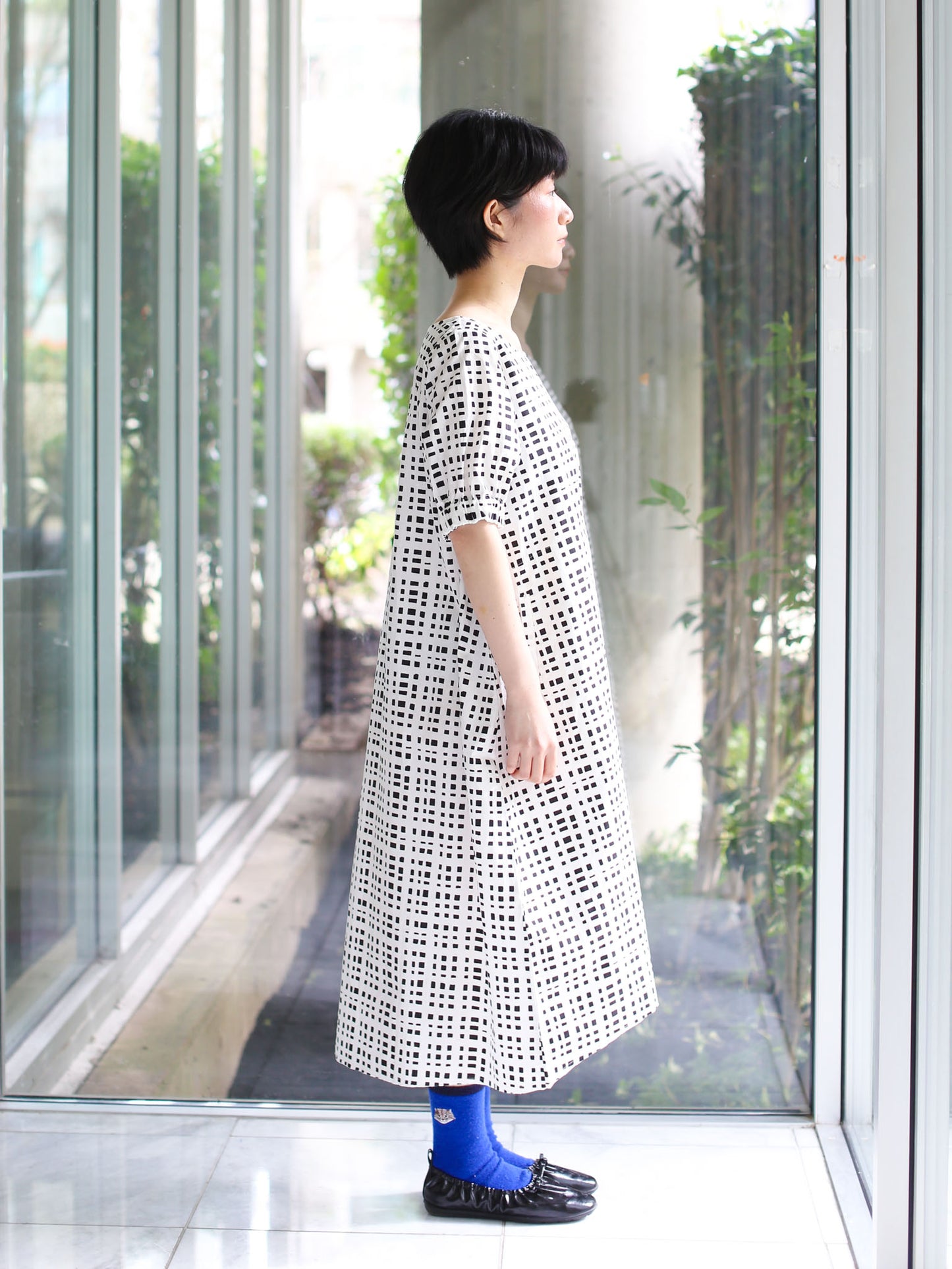 Hannoh Wessel Dress Daphane - Black Check