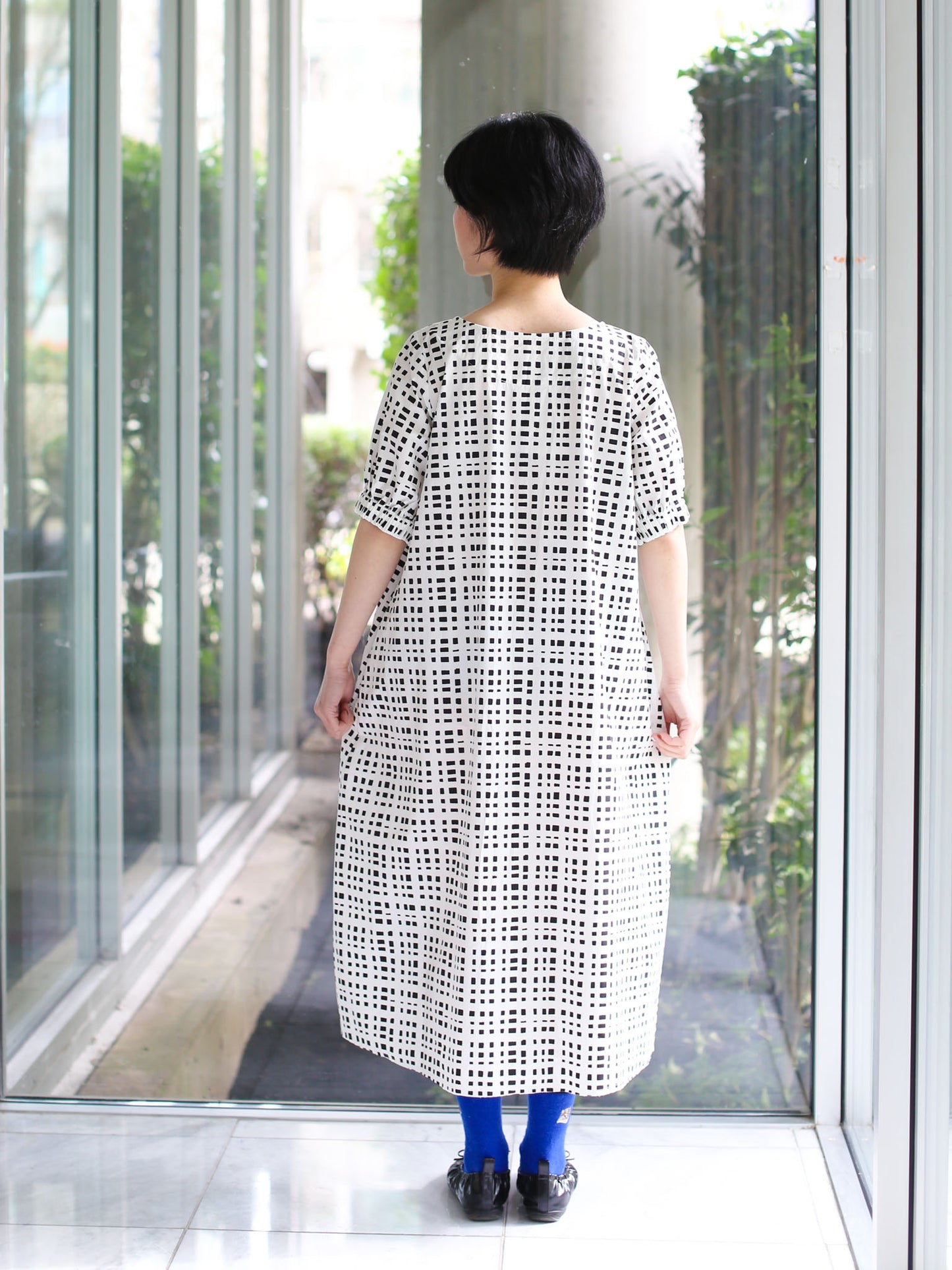 Hannoh Wessel Dress Daphane - Black Check