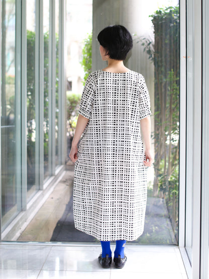 Hannoh Wessel Dress Daphane - Black Check