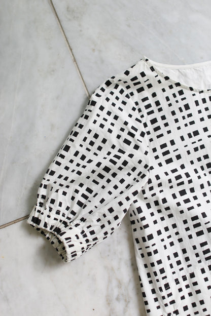 Hannoh Wessel Dress Daphane - Black Check