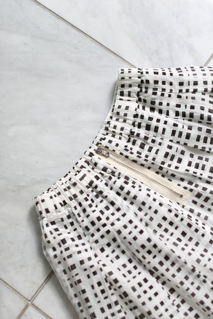 Hannoh Wessel Skirt Joyce - Black Check