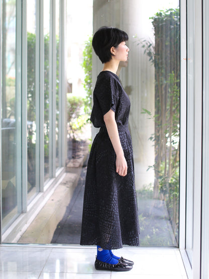 Aequamente Dot Pattern Shirt - Black 26130