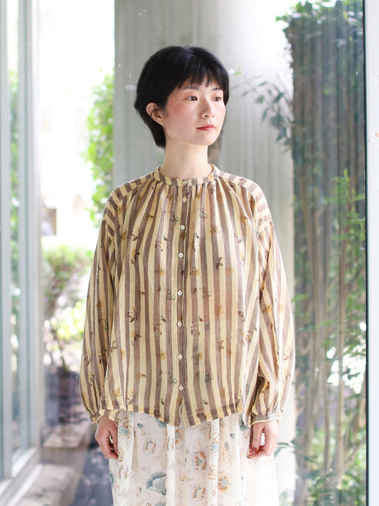 Bsbee Kitty Shirt - Lime/Chocolate
