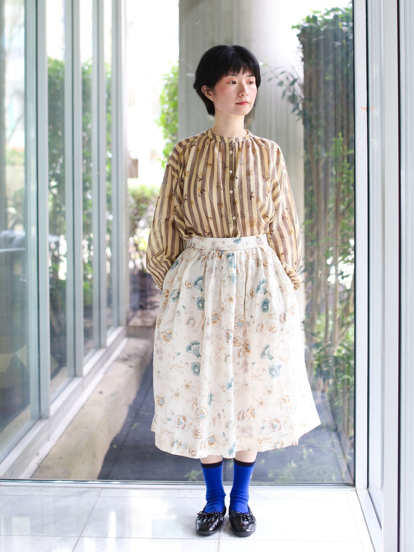 Bsbee Gemma Skirt - Nat/Petro