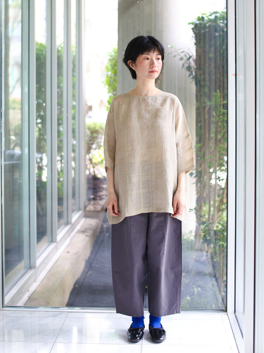evam eva Linen Pullover - Beige