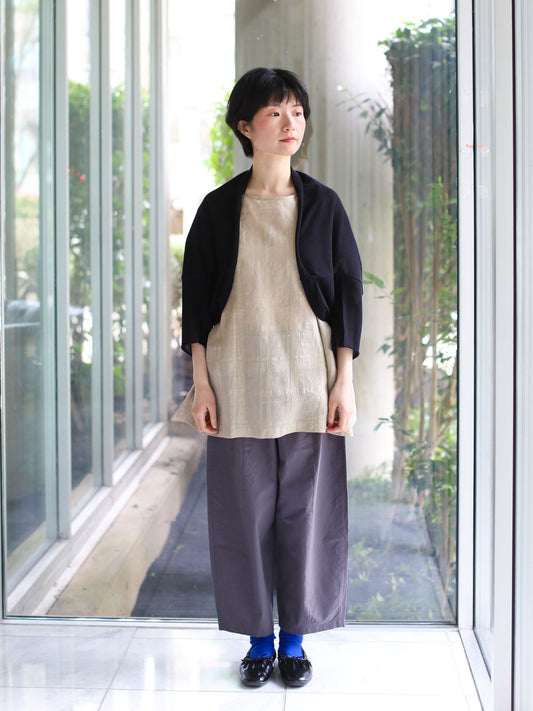 evam eva Cotton Bolero - Black