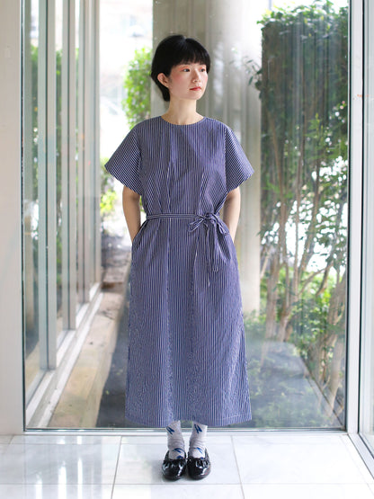 Nicholson & Nicholson Eve-CC Dress - Navy Stripe