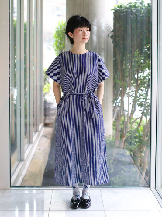 Nicholson & Nicholson Eve-CC Dress - Navy Stripe