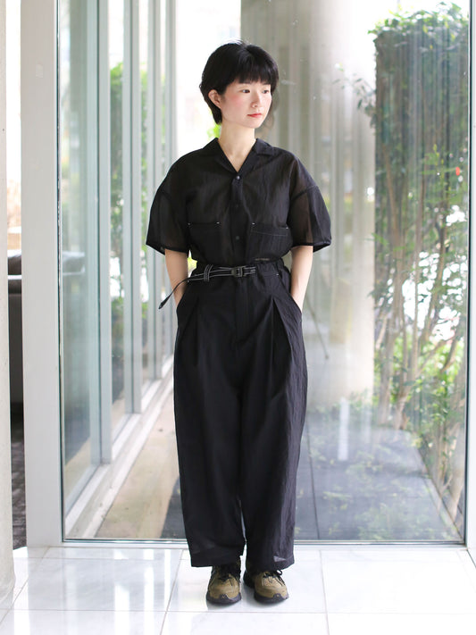 And Wander Sheer Ripstop Sarousel Pants - Black