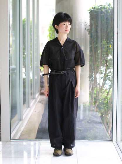 And Wander Sheer Ripstop Sarousel Pants - Black