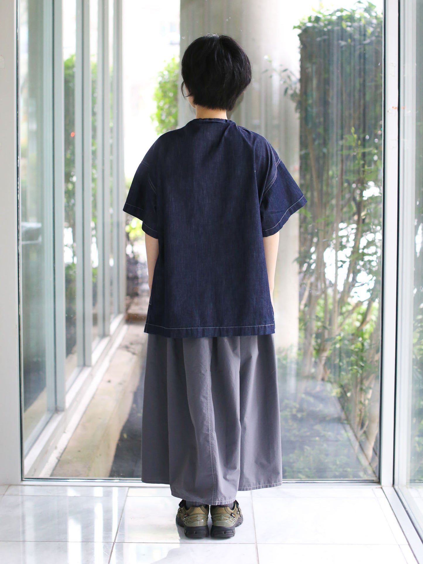 And Wander Dry Easy Denim Pullover