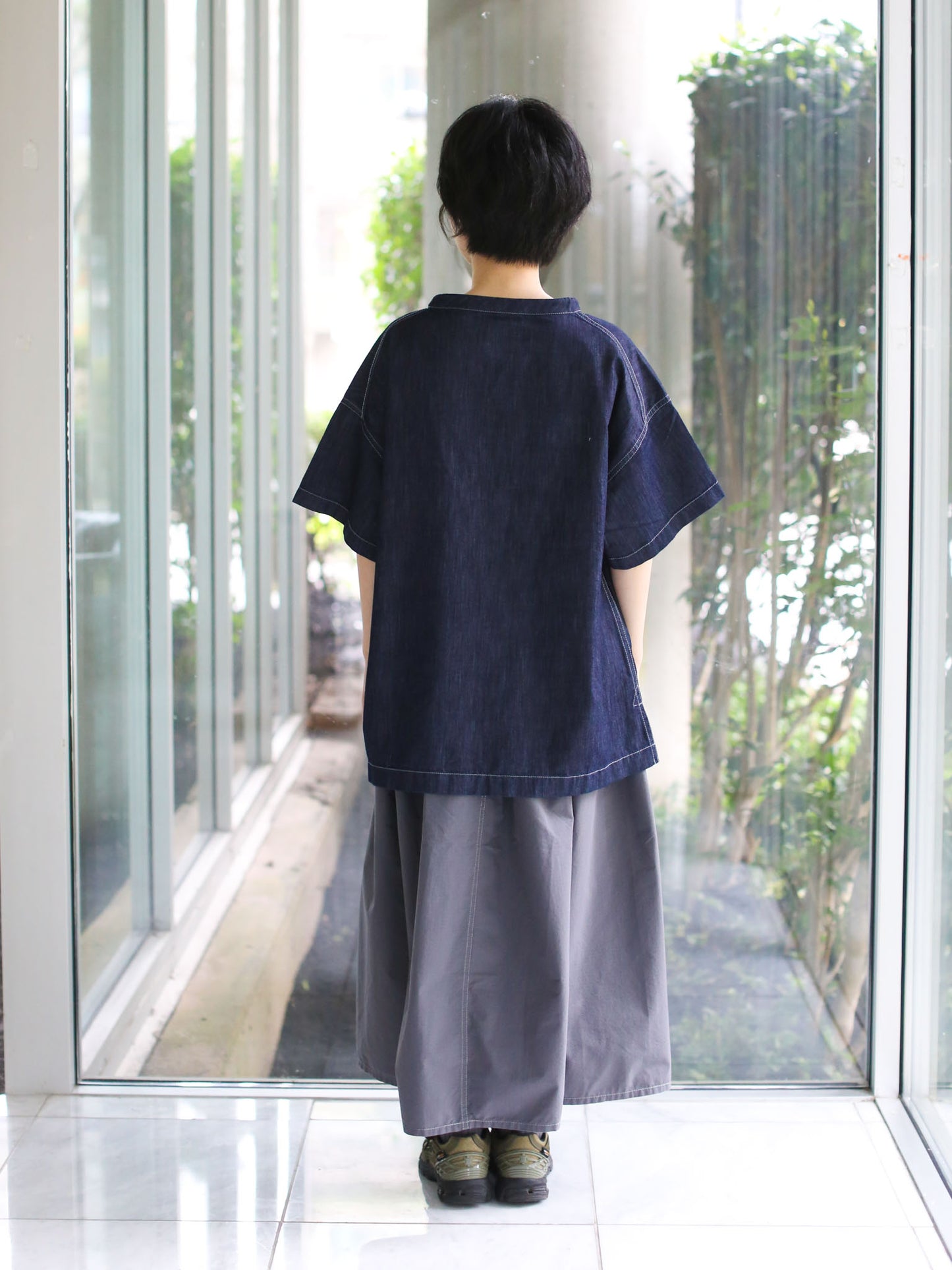 And Wander Dry Easy Denim Pullover