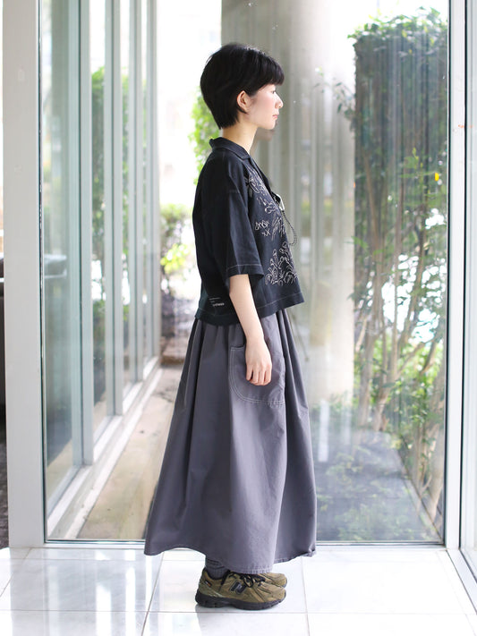 And Wander Reflective Embroidery Shirt in Collaboration with Masayoshi Suzuki