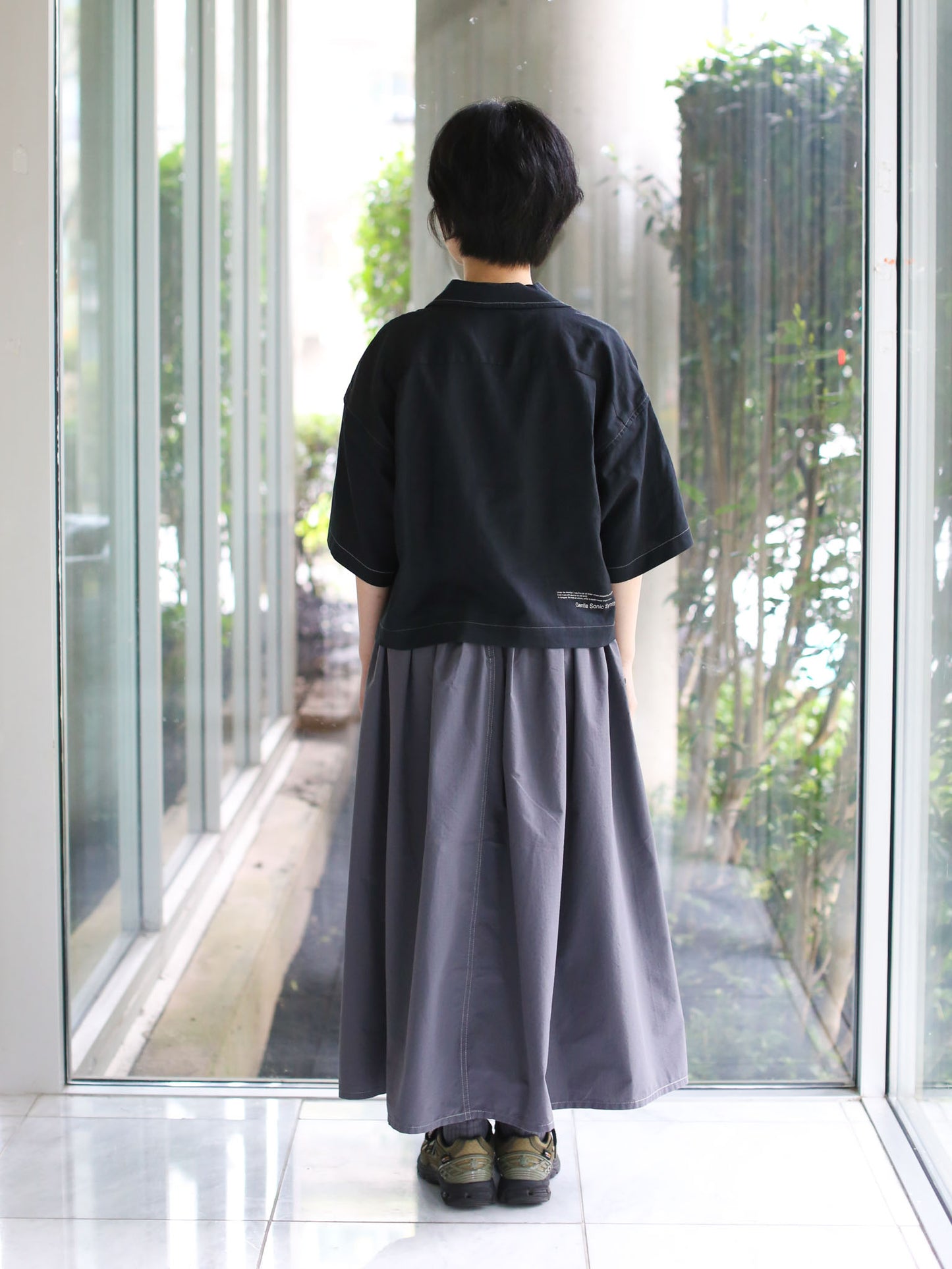And Wander Reflective Embroidery Shirt in Collaboration with Masayoshi Suzuki