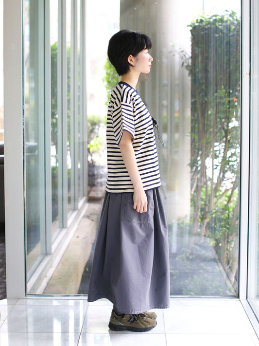 And Wander Stripe Short-sleeve Pullover Shirt