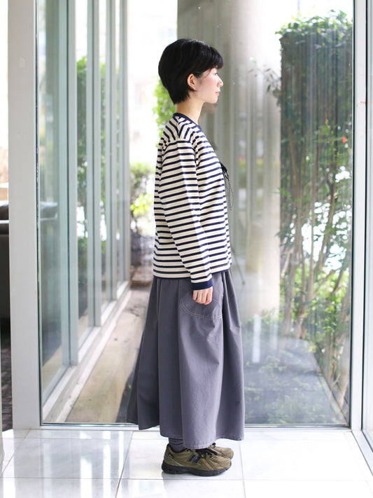 And Wander Stripe Long-sleeve Pullover Shirt