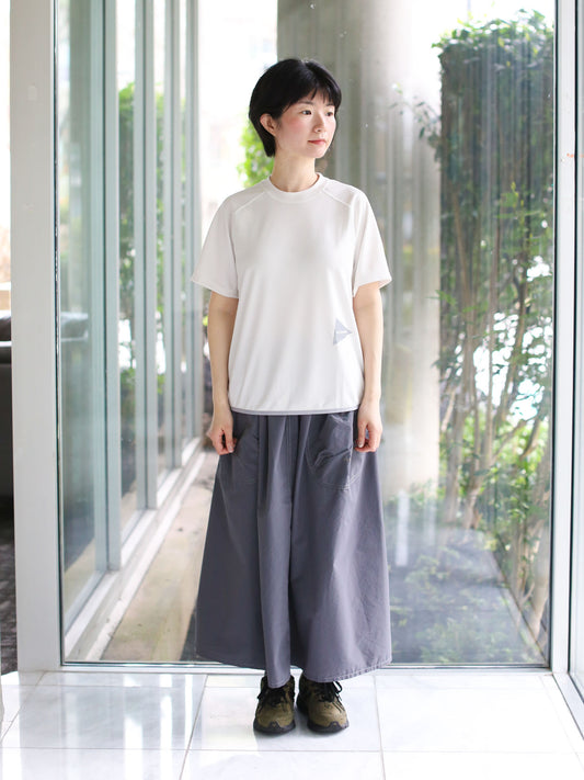 And Wander Dry Jersey Raglan T-Shirt - White