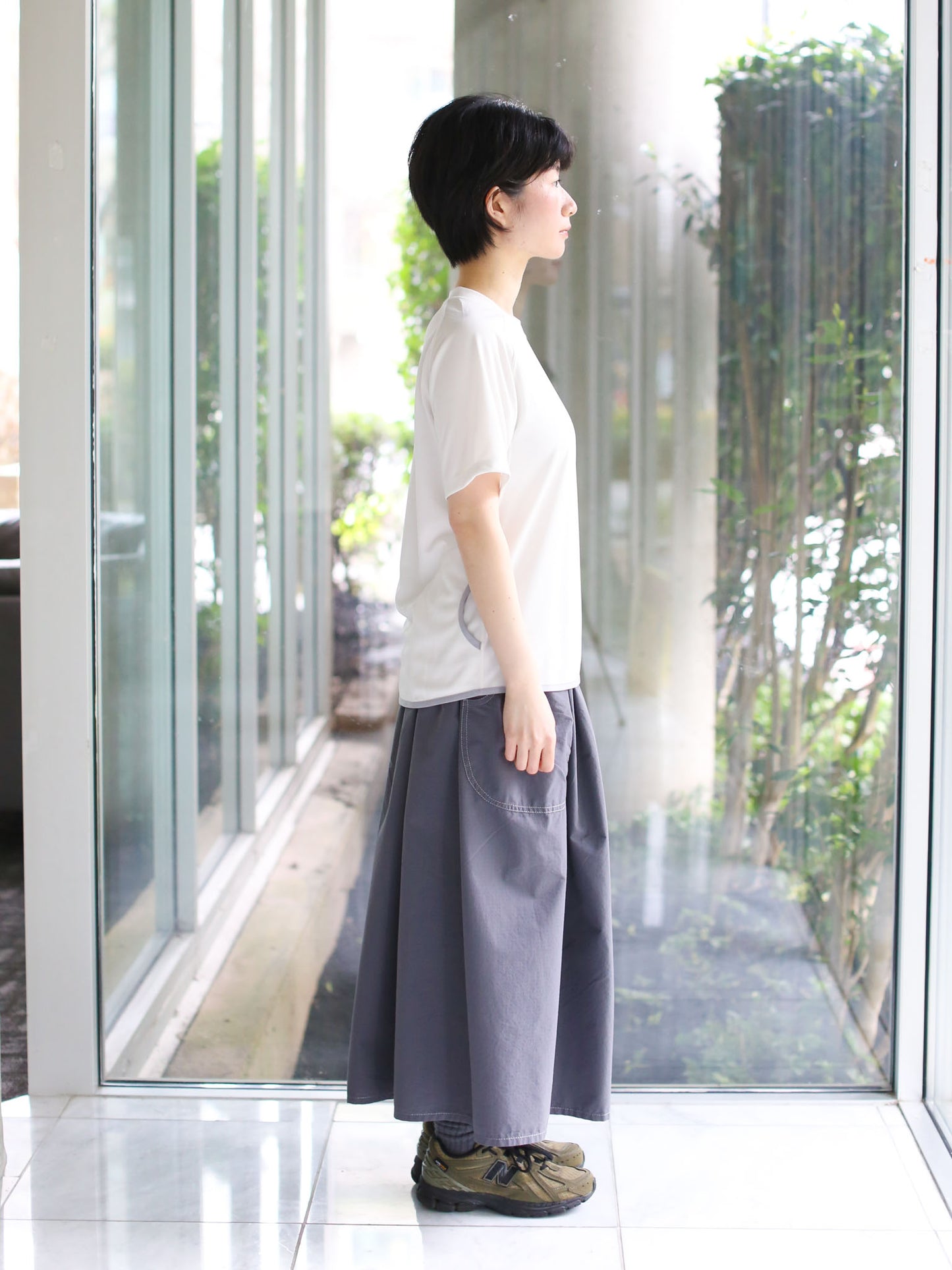 And Wander Dry Jersey Raglan T-Shirt - White