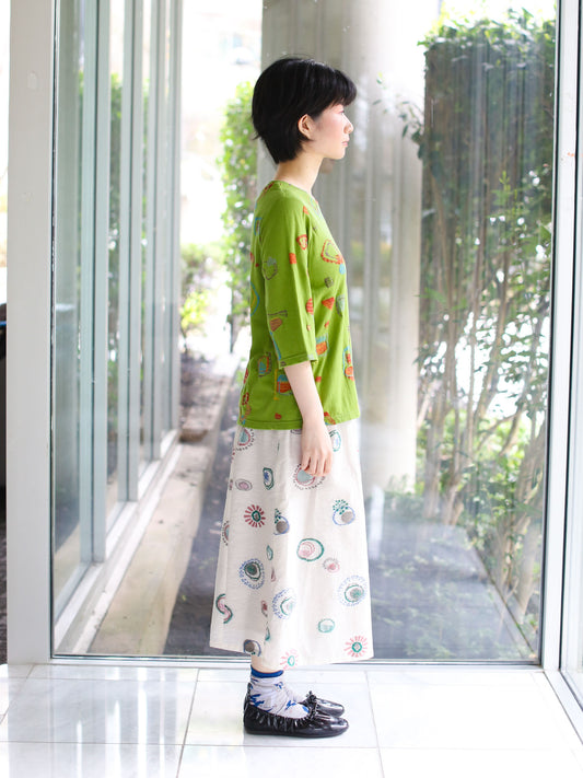 M Kyoko Knitted Pullover- Green (1099)