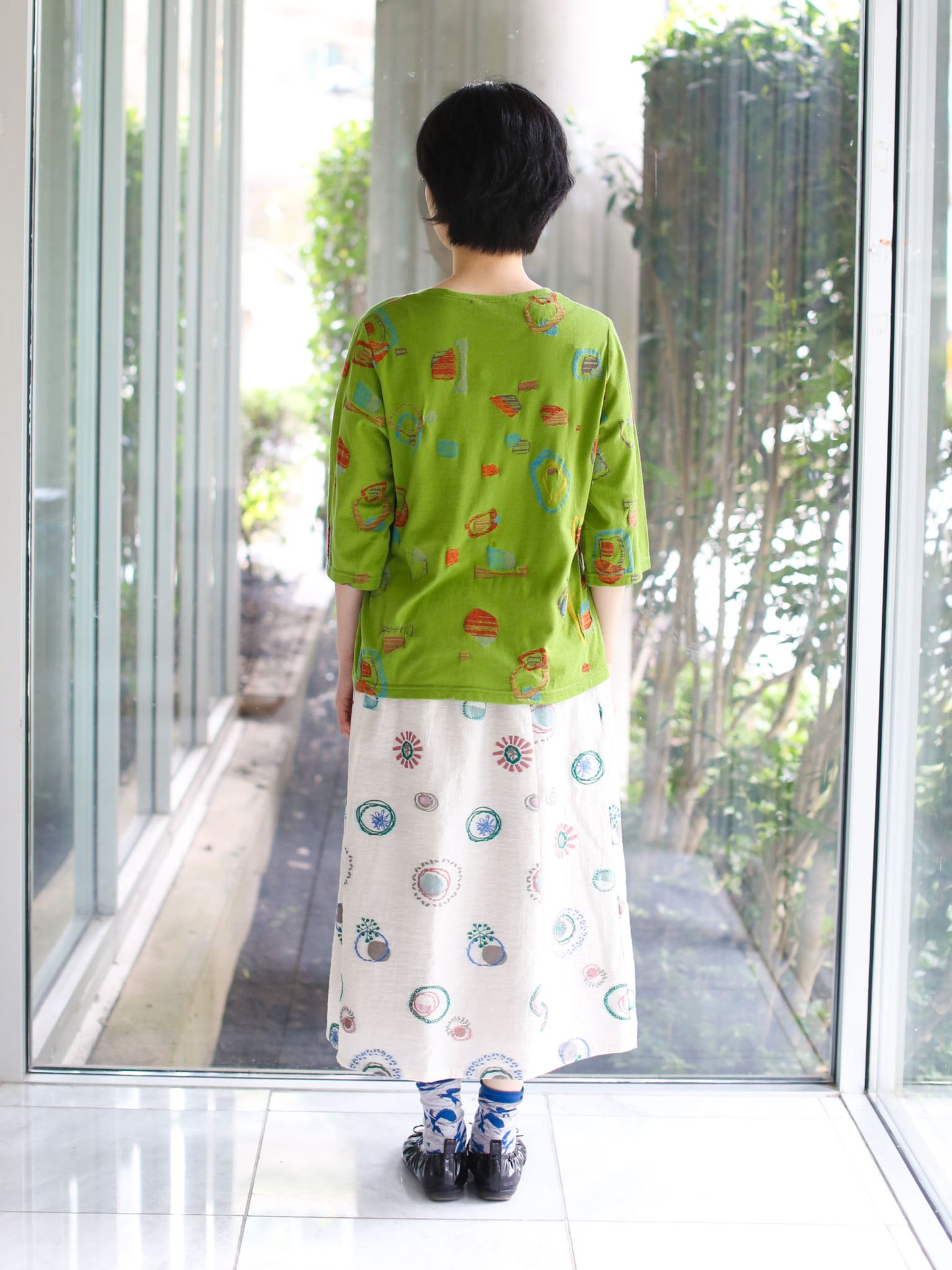 M Kyoko Knitted Pullover- Green (1099)