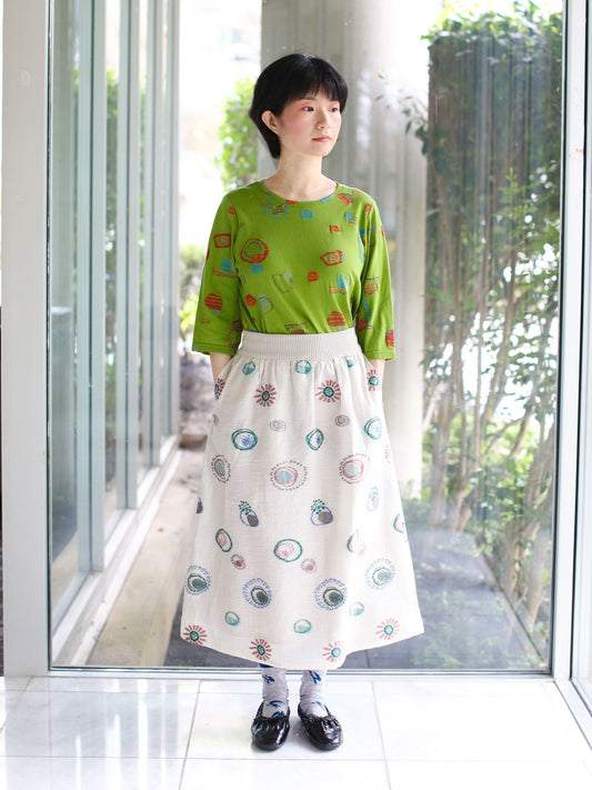 M Kyoko Woven Skirt - Beige(1071)