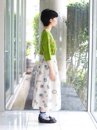 M Kyoko Woven Skirt - Beige(1071)
