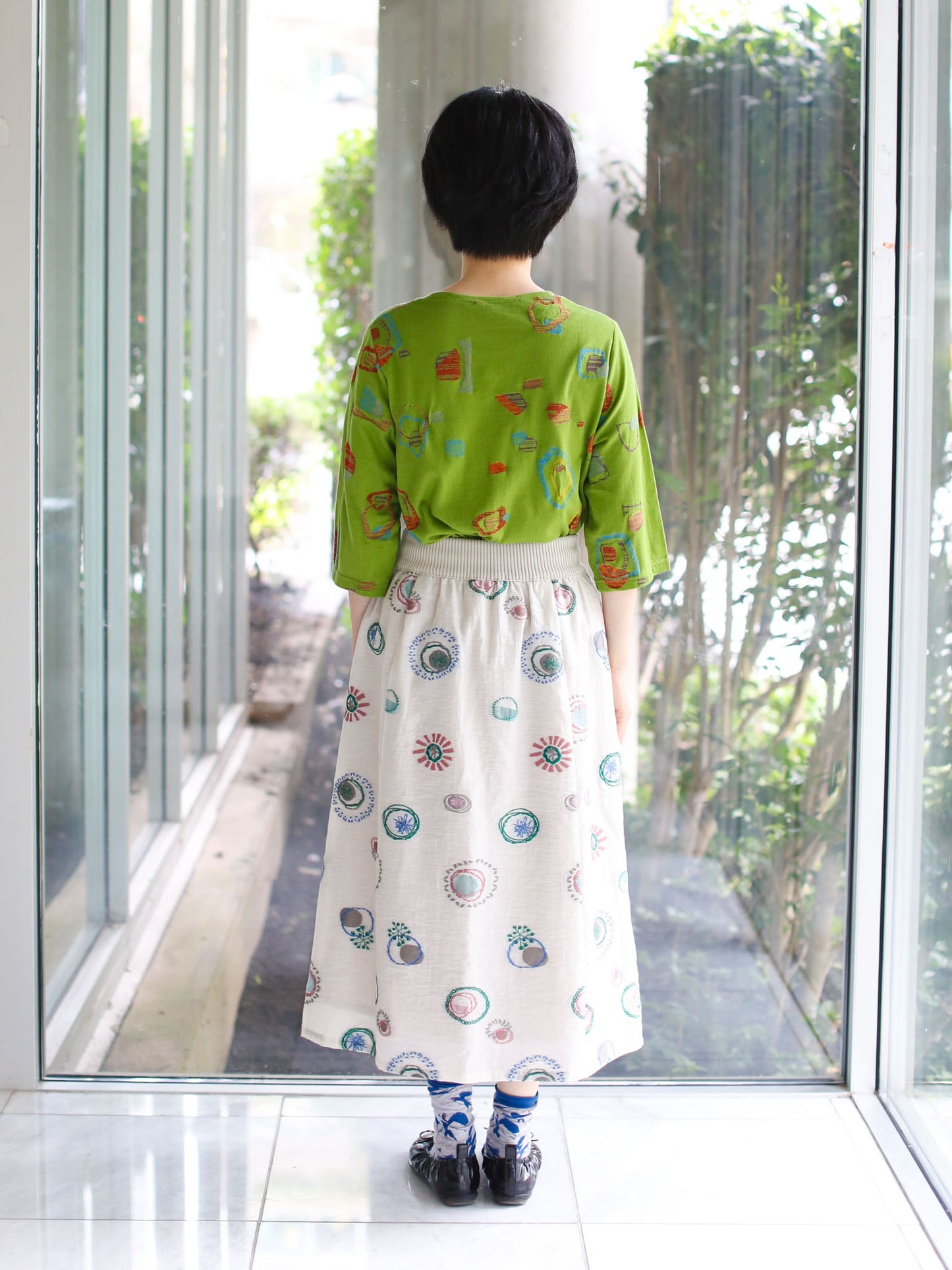 M Kyoko Woven Skirt - Beige(1071)