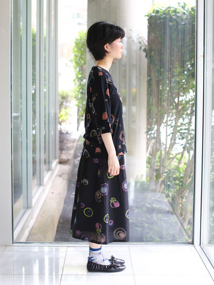 M Kyoko Knitted Pullover- Black (1099)