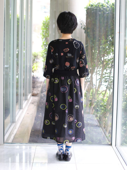 M Kyoko Woven Skirt - Black (1071)