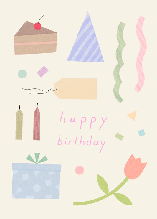 "Happy Birthday" Card by Joy Kim