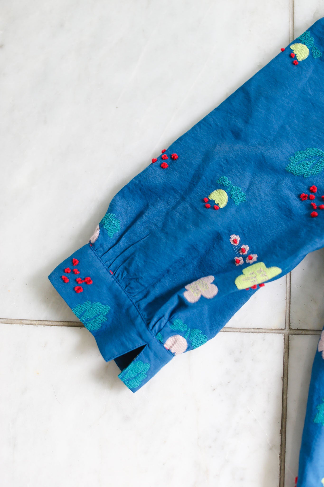 M Kyoko Woven Pullover - Blue (1073)