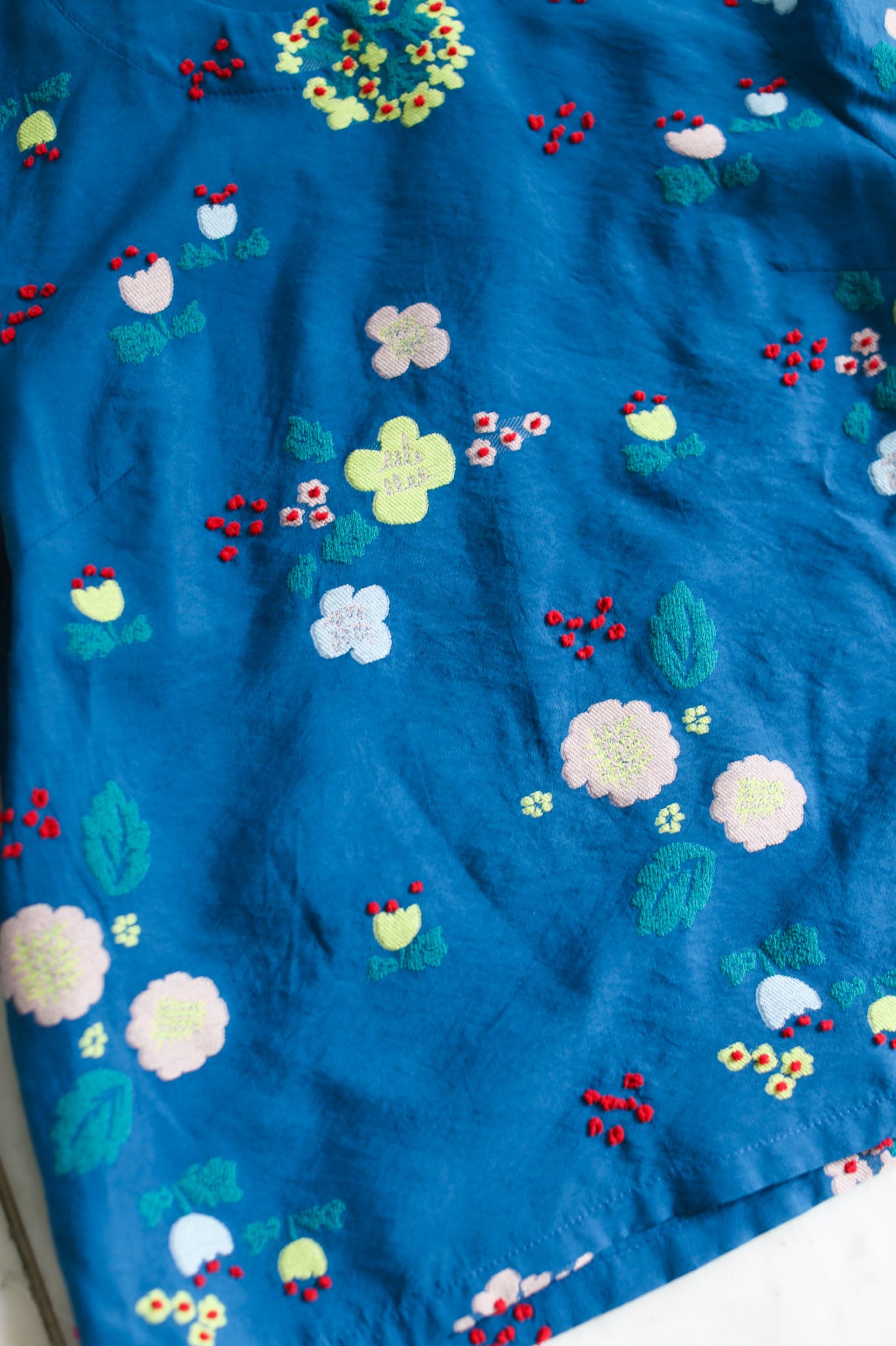 M Kyoko Woven Pullover - Blue (1073)
