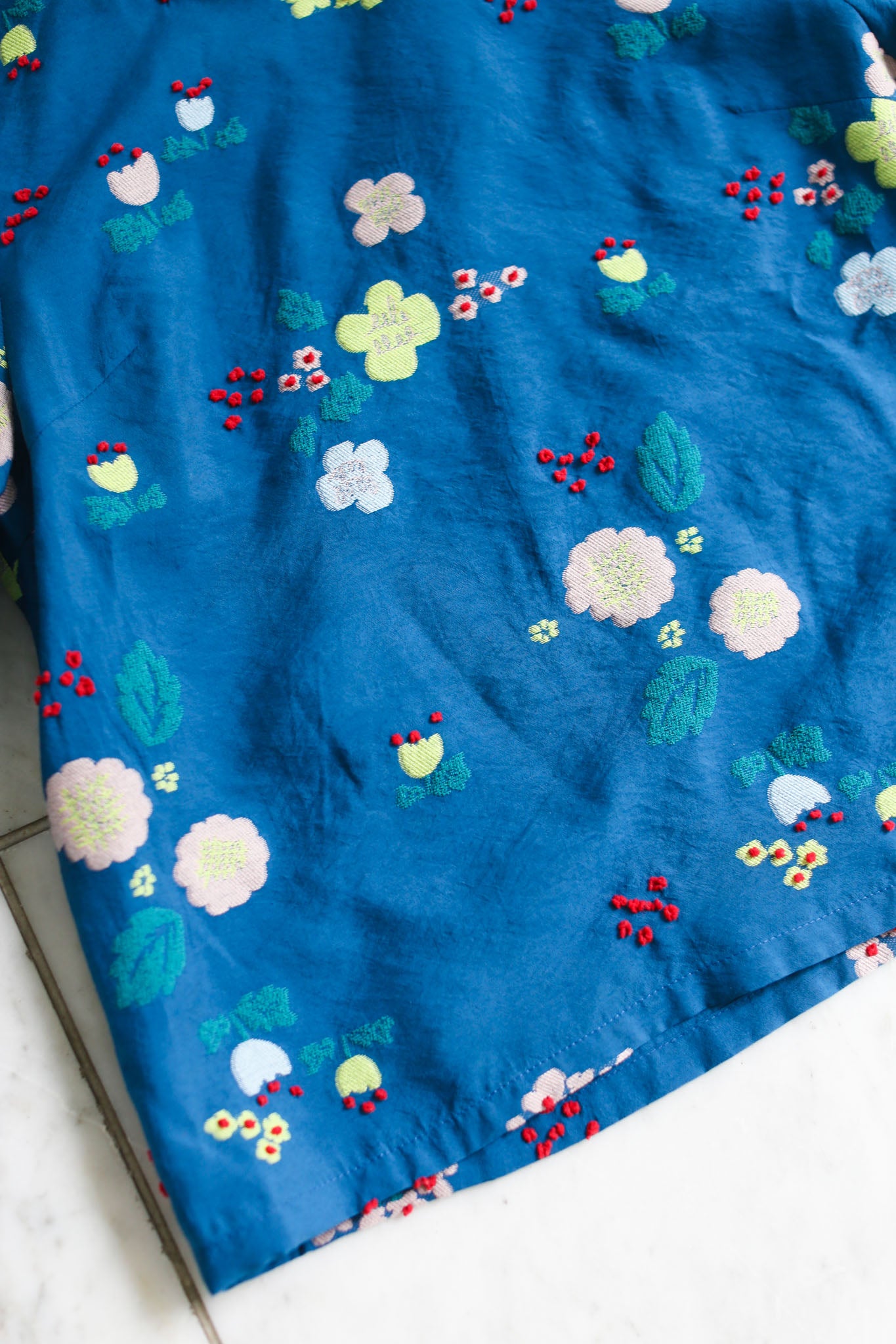 M Kyoko Woven Skirt- Blue (1076)