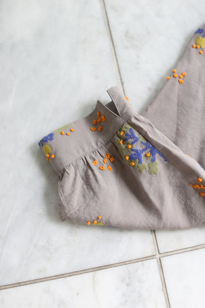 M Kyoko Woven Pullover- Gray (1073)