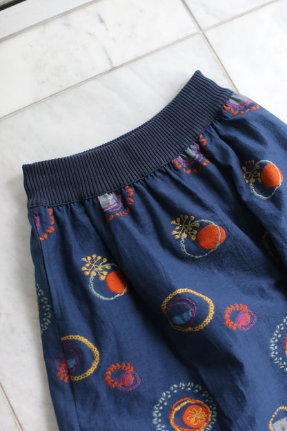 M Kyoko Woven Skirt - Dark blue (1071)