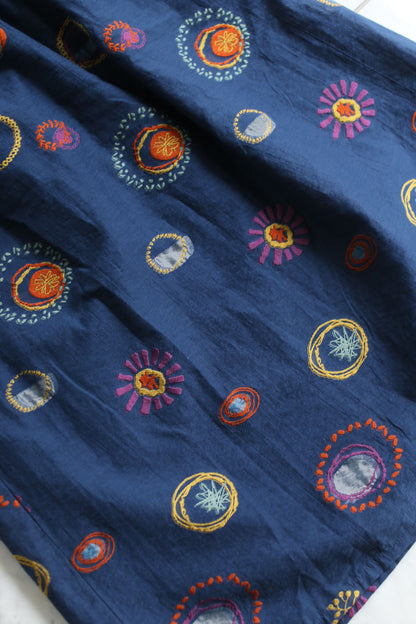 M Kyoko Woven Skirt - Dark blue (1071)