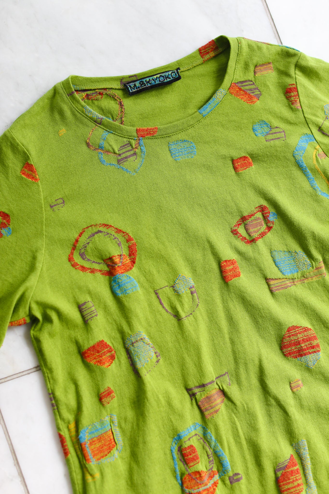 M Kyoko Knitted Pullover- Green (1099)