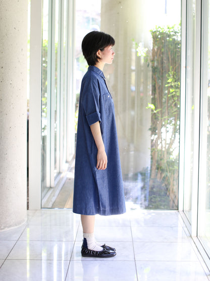 Danton Work Dress - Light Indigo