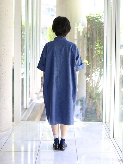 Danton Work Dress - Light Indigo