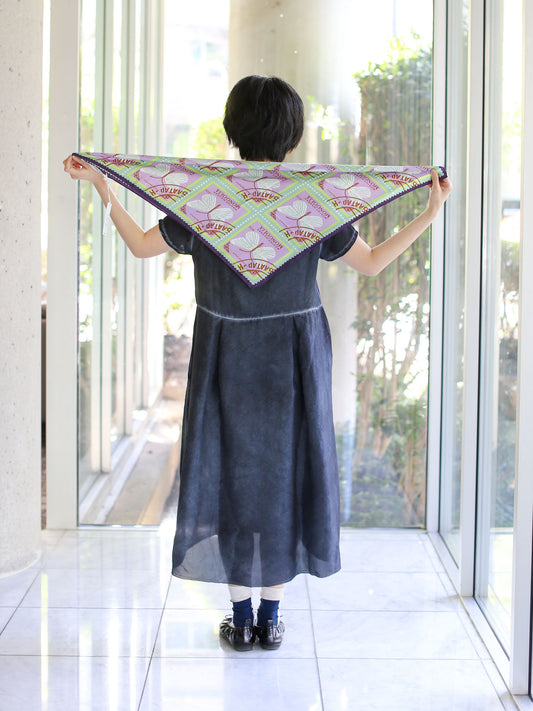 SS26 ÉPICE Paris Silk Square Scarf LS2665 - Lilac