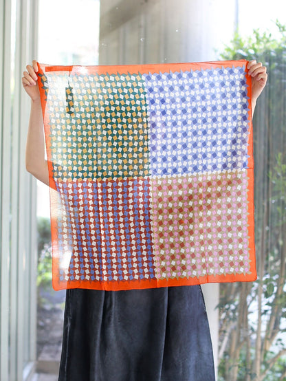 SS26 ÉPICE Paris Square Scarf PS2634 - Orange