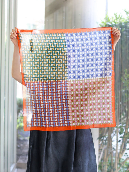 SS26 ÉPICE Paris Square Scarf PS2634 - Orange